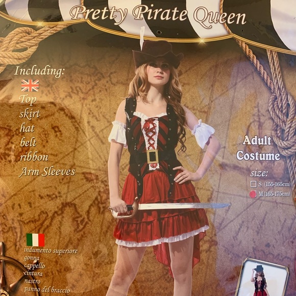 SEXY PIRATE HALLOWEEN COSTUME - Picture 1 of 4